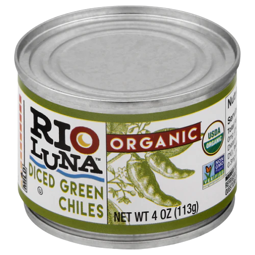 Organic Diced Green Chiles