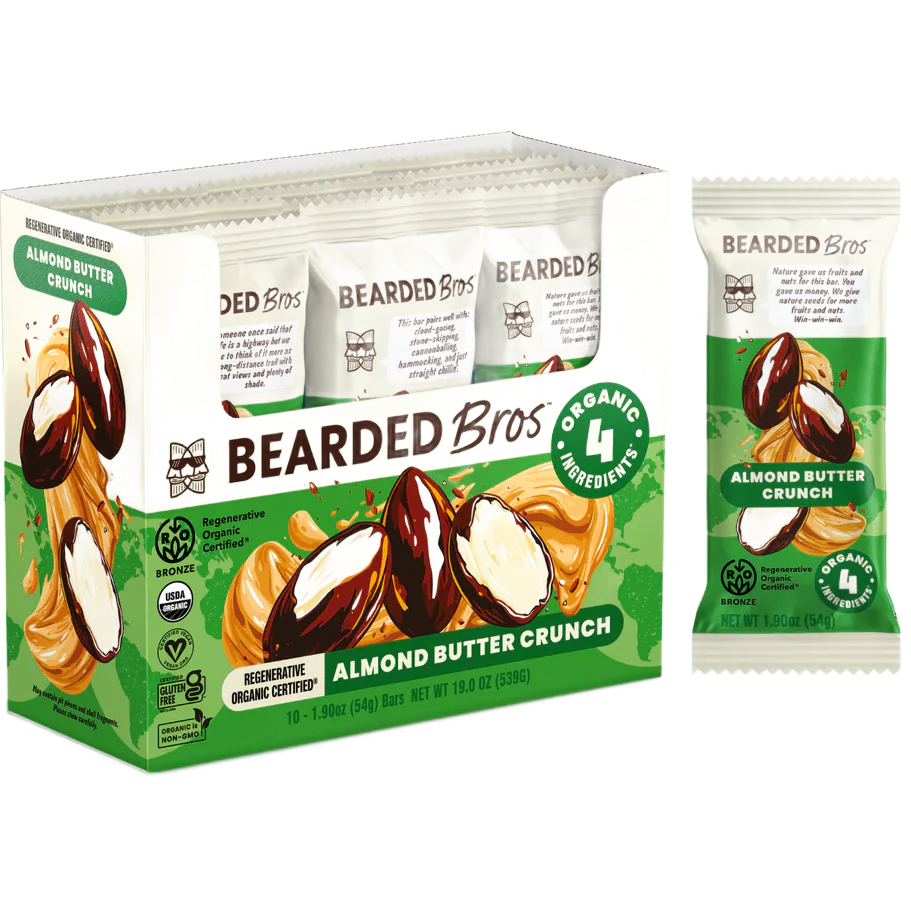 Organic Almond Butter Crunch Protein Bar (10 Pack)