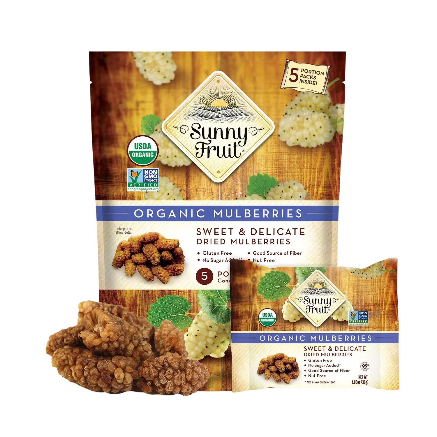 Organic Dried Mulberries (5 CT)