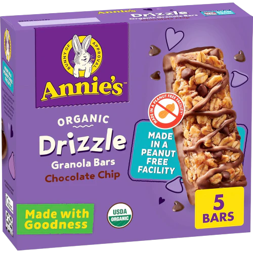 Organic Drizzle Chocolate Chip Granola Bars (5 Pack)