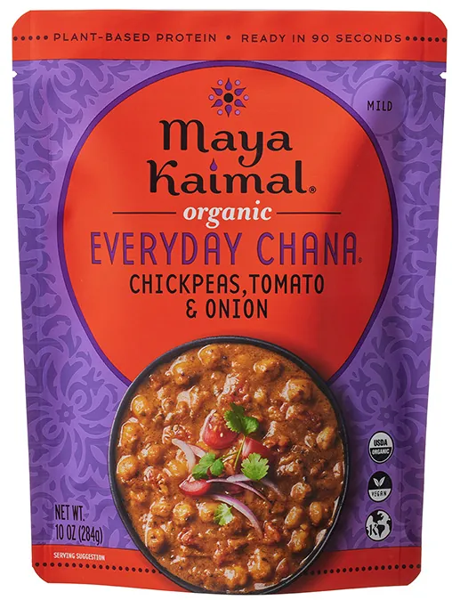 Organic Everyday Chana Chickpeas, Tomato & Onion (6 CT) - Image 2