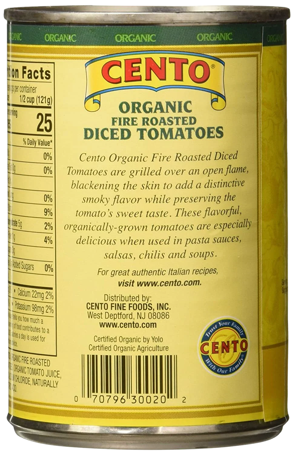 Organic Fire Roasted Diced Tomatoes - Image 2
