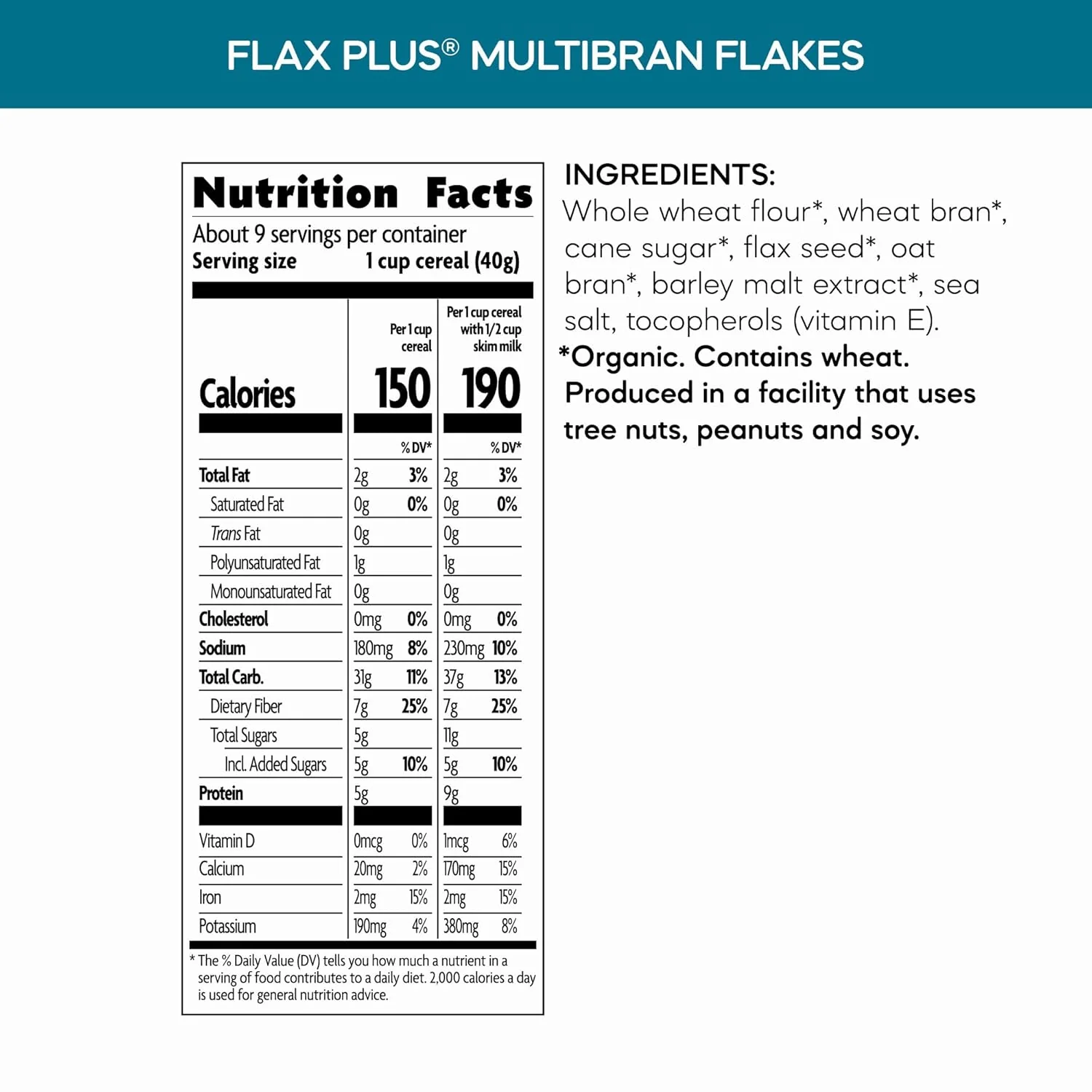 Organic Flax Plus Flakes Cereal - Image 4