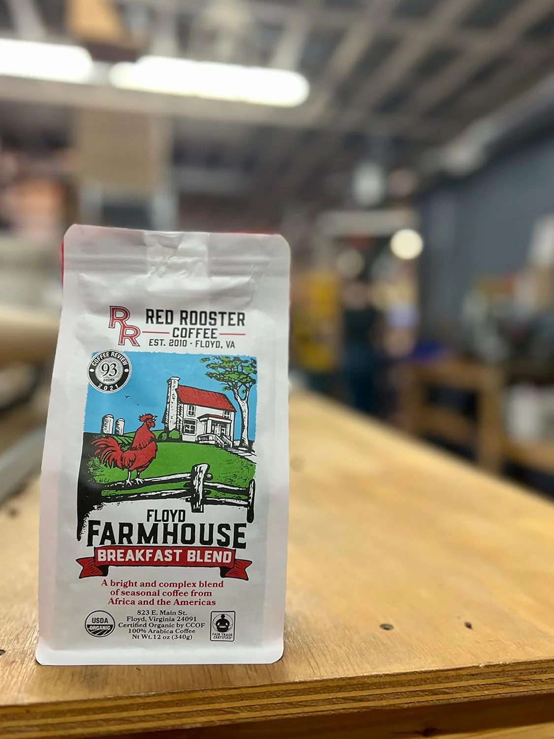 Floyd Farmhouse Breakfast Blend Whole Bean Dark Roast Coffee - Image 2
