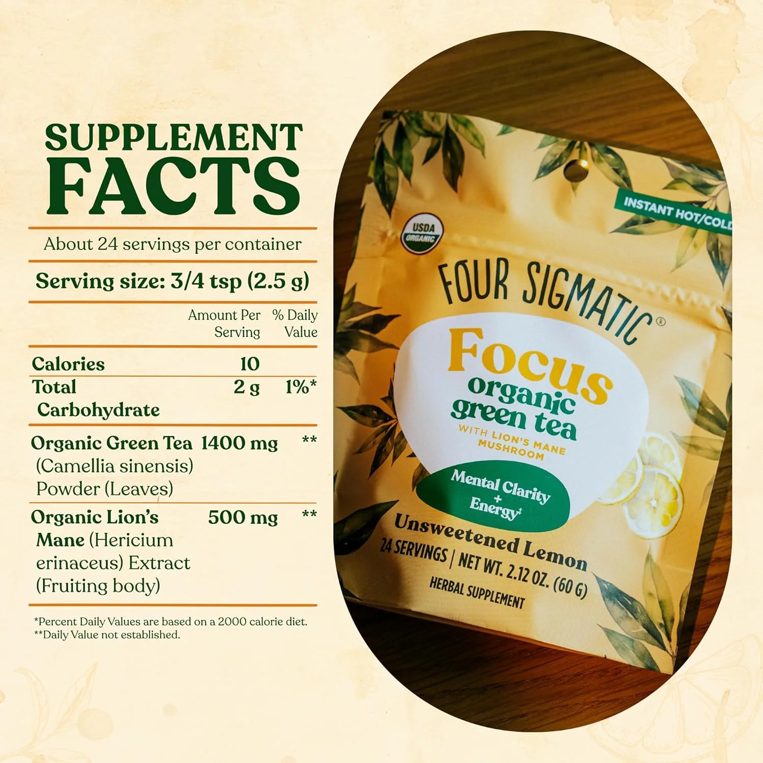 Organic Focus Green Tea - Image 4