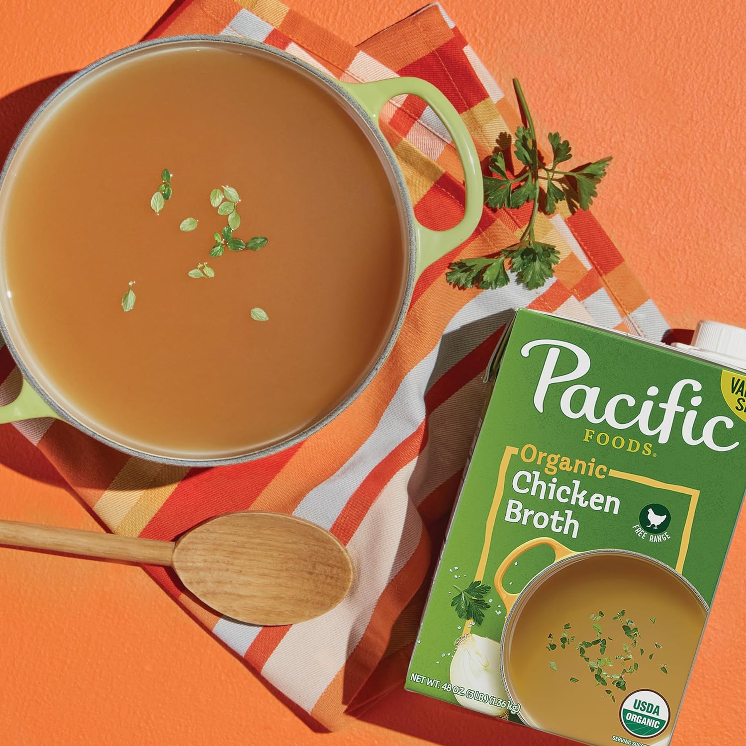 Organic Free Range Chicken Broth (3 Pounds) - Image 3