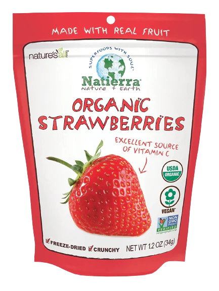 Organic Freeze-Dried Strawberries