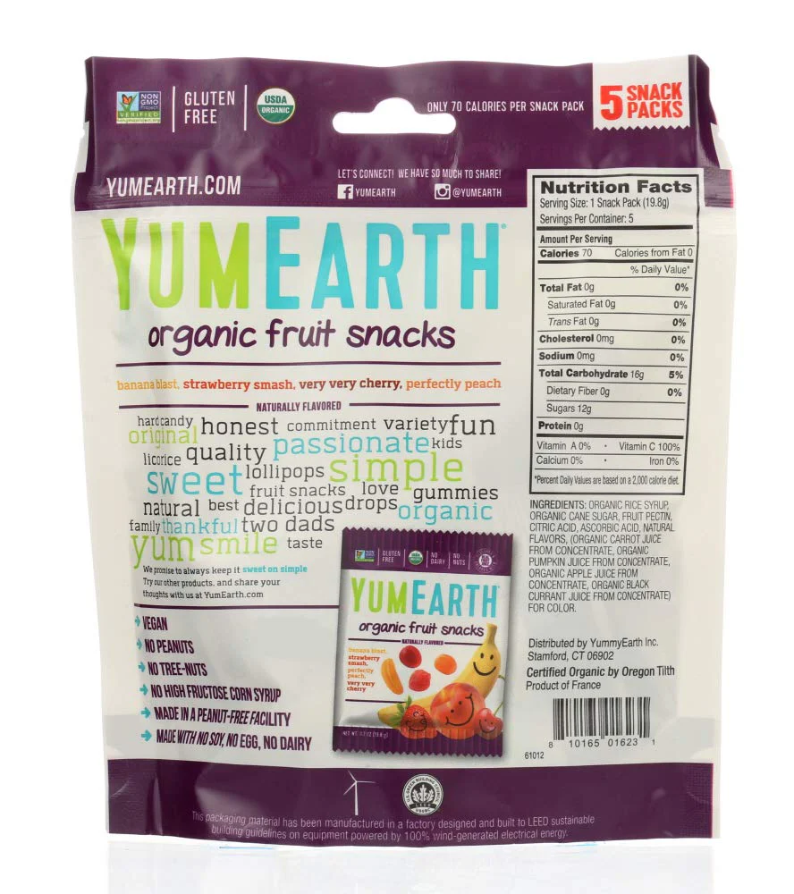 Organic Fruit Snacks (5CT) - Image 2