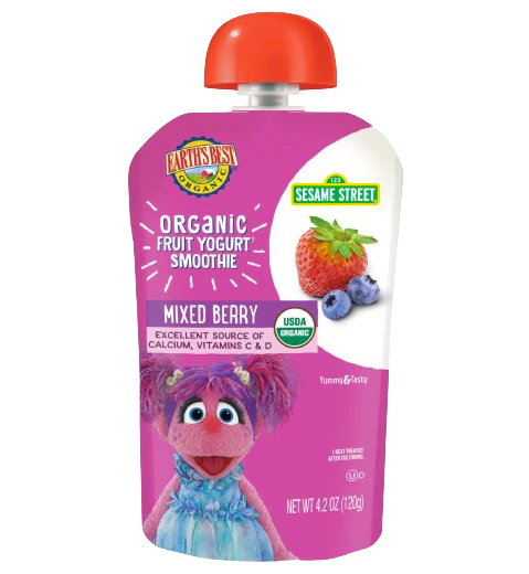 Organic Fruit Yogurt Smoothie - Mixed Berry (12 Pack) - Image 2