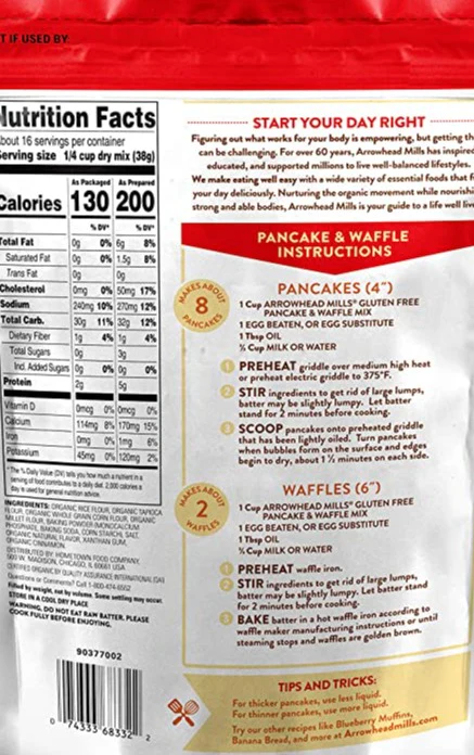 Organic Gluten Free Pancake & Waffle Mix - Image 2