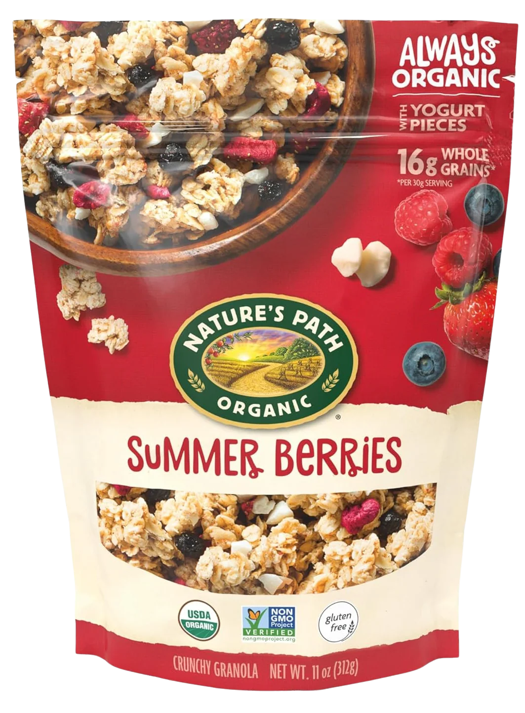 Organic Granola Gluten Free Summer Berries