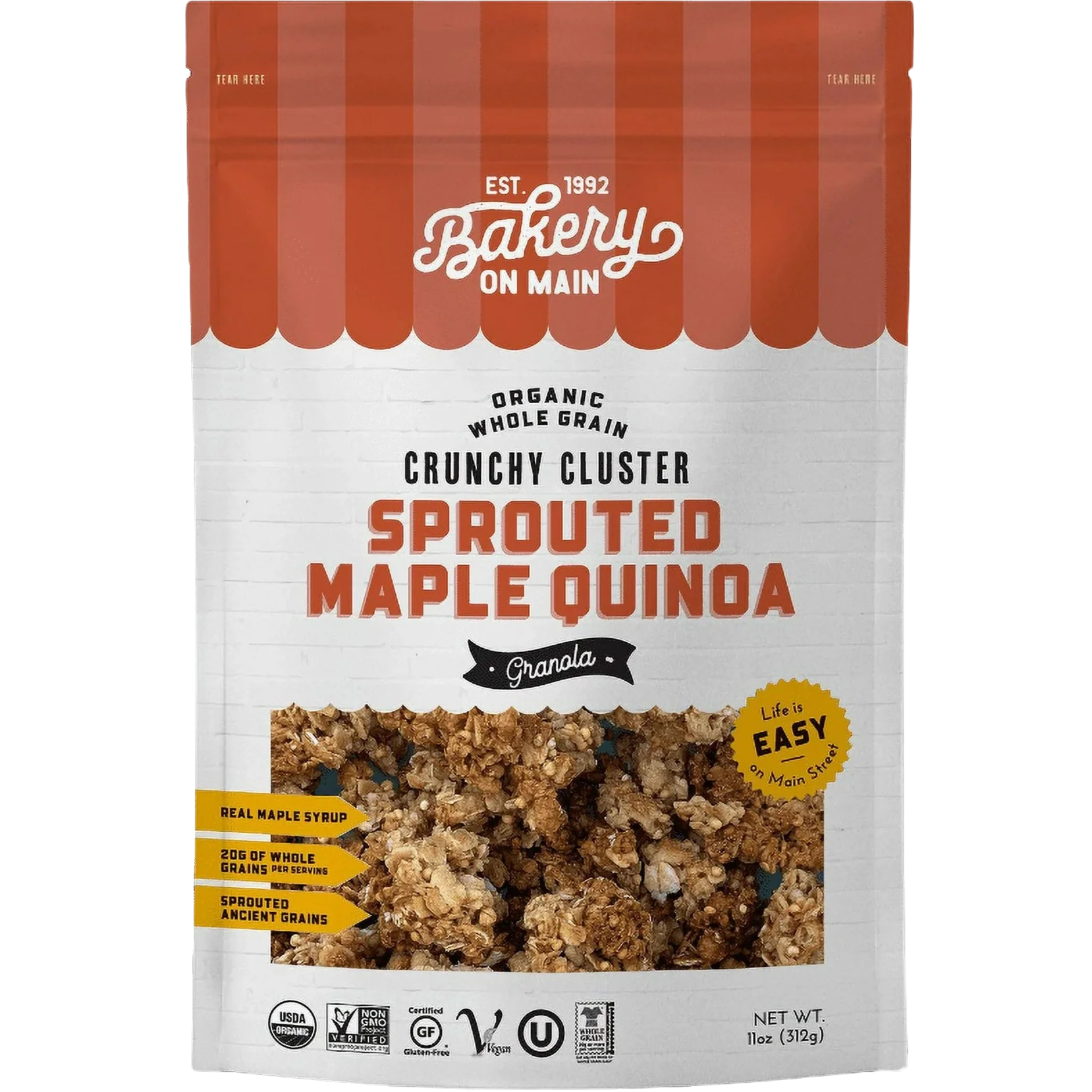 Organic Granola Sprouted Maple Quinoa
