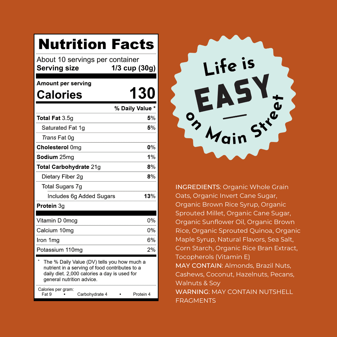 Organic Granola Sprouted Maple Quinoa - Image 3