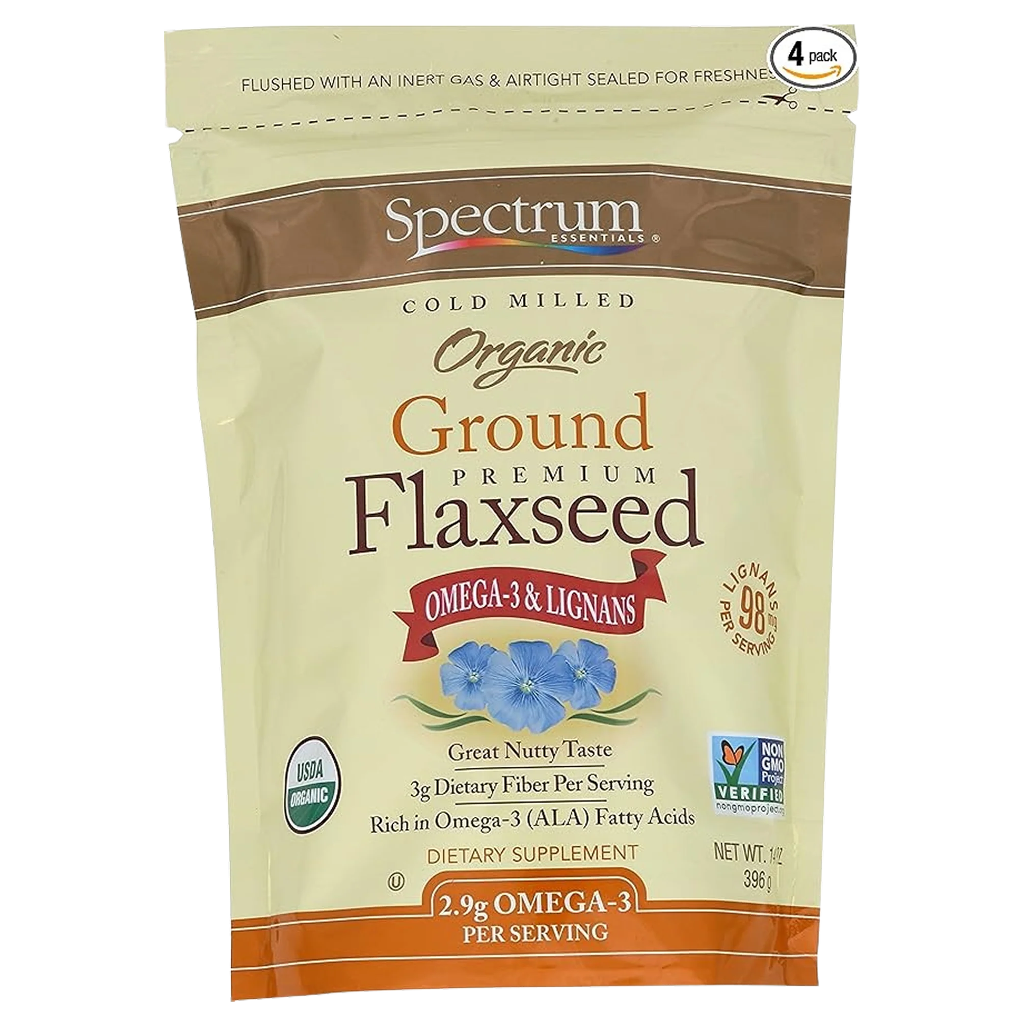 Organic Ground Premium Flaxseed