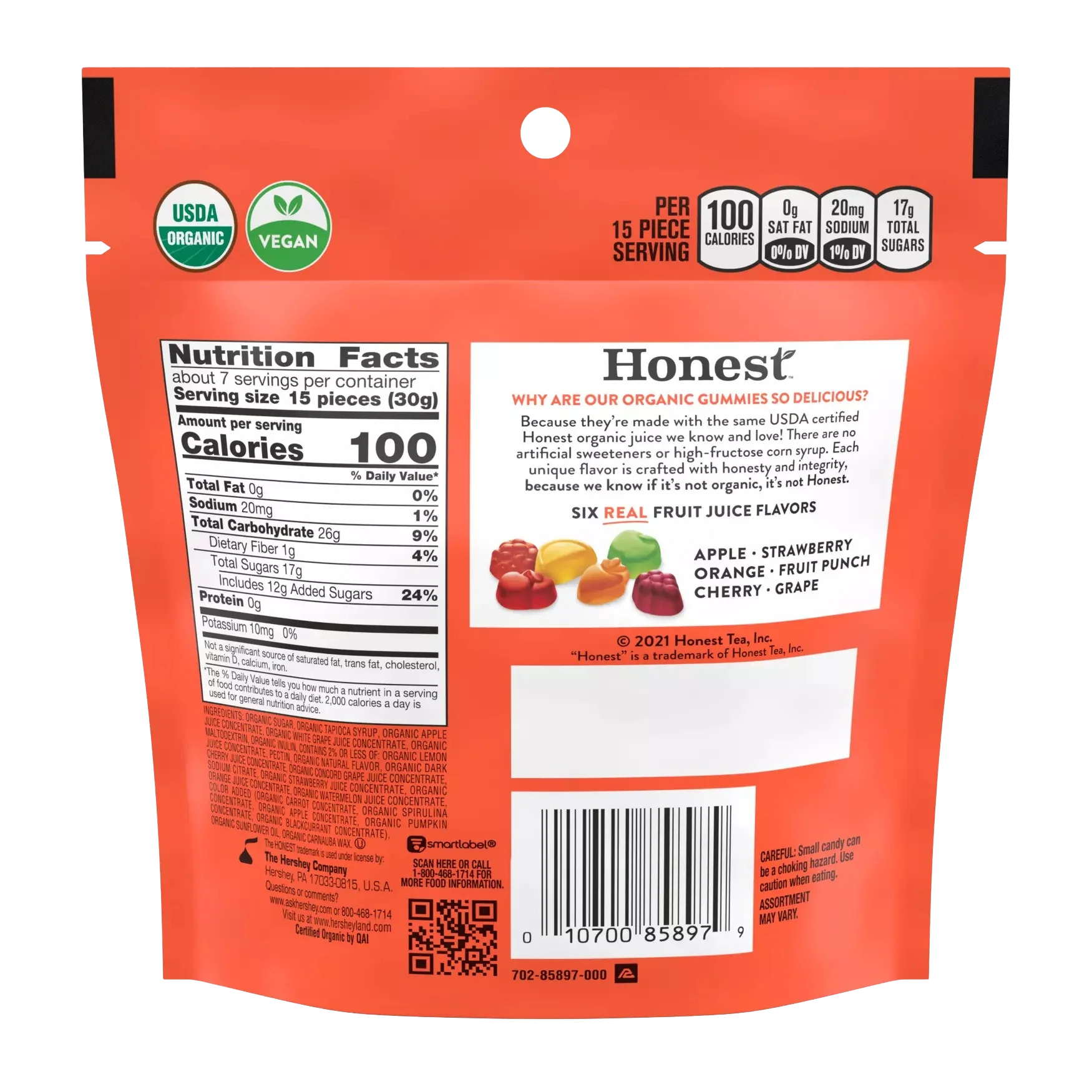 Organic Gummies Mixed Fruit - Image 2