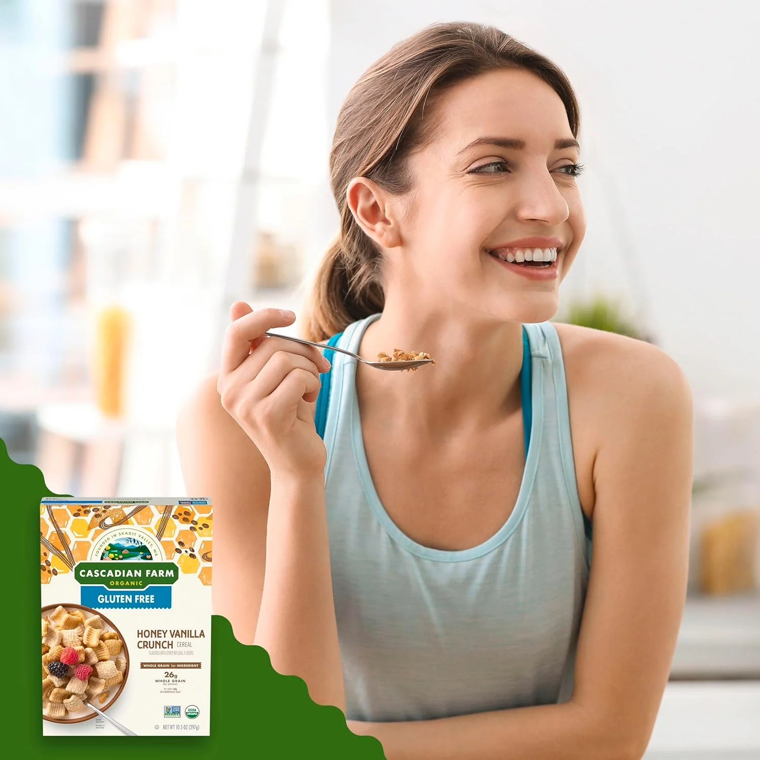 Organic Honey Vanilla Crunch Cereal - Image 3