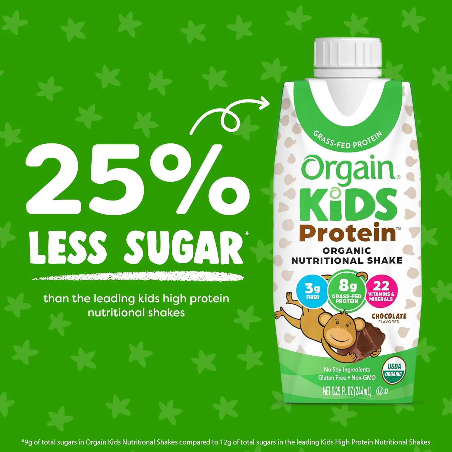 Organic Kid's Protein Nutritional Shake - Chocolate (12 Pack) - Image 4