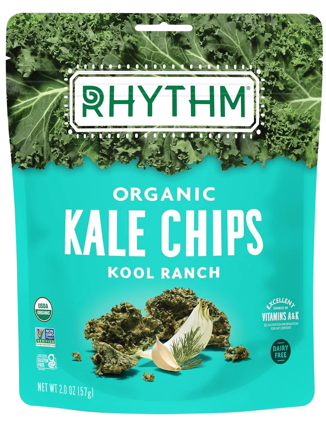 Organic Kool Ranch Kale Chips (12 Pack) - Image 2
