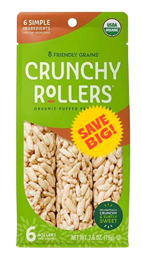 Organic Lemon Crunchy Rice Roller