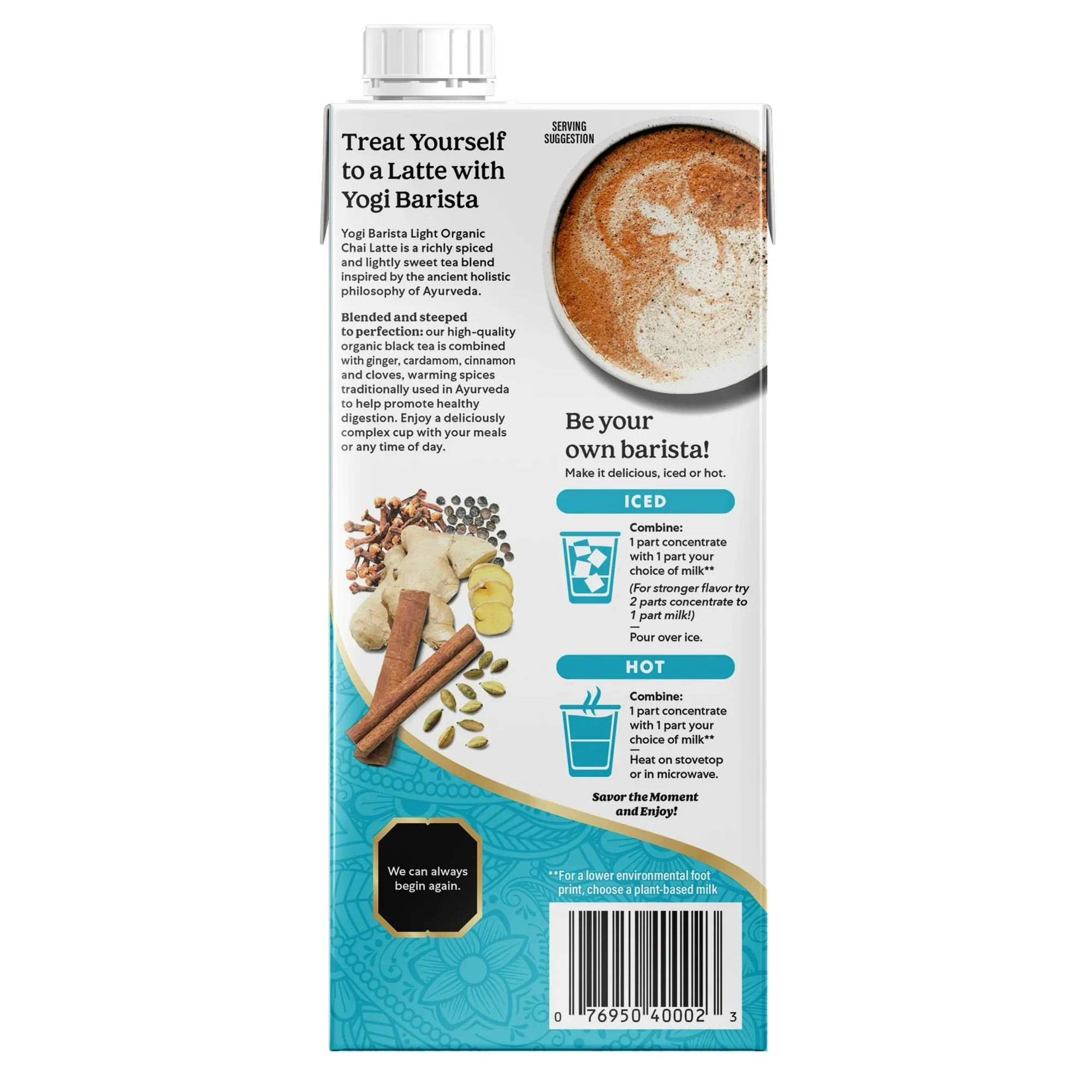 Organic Light Chai Latte Concentrate - Image 2