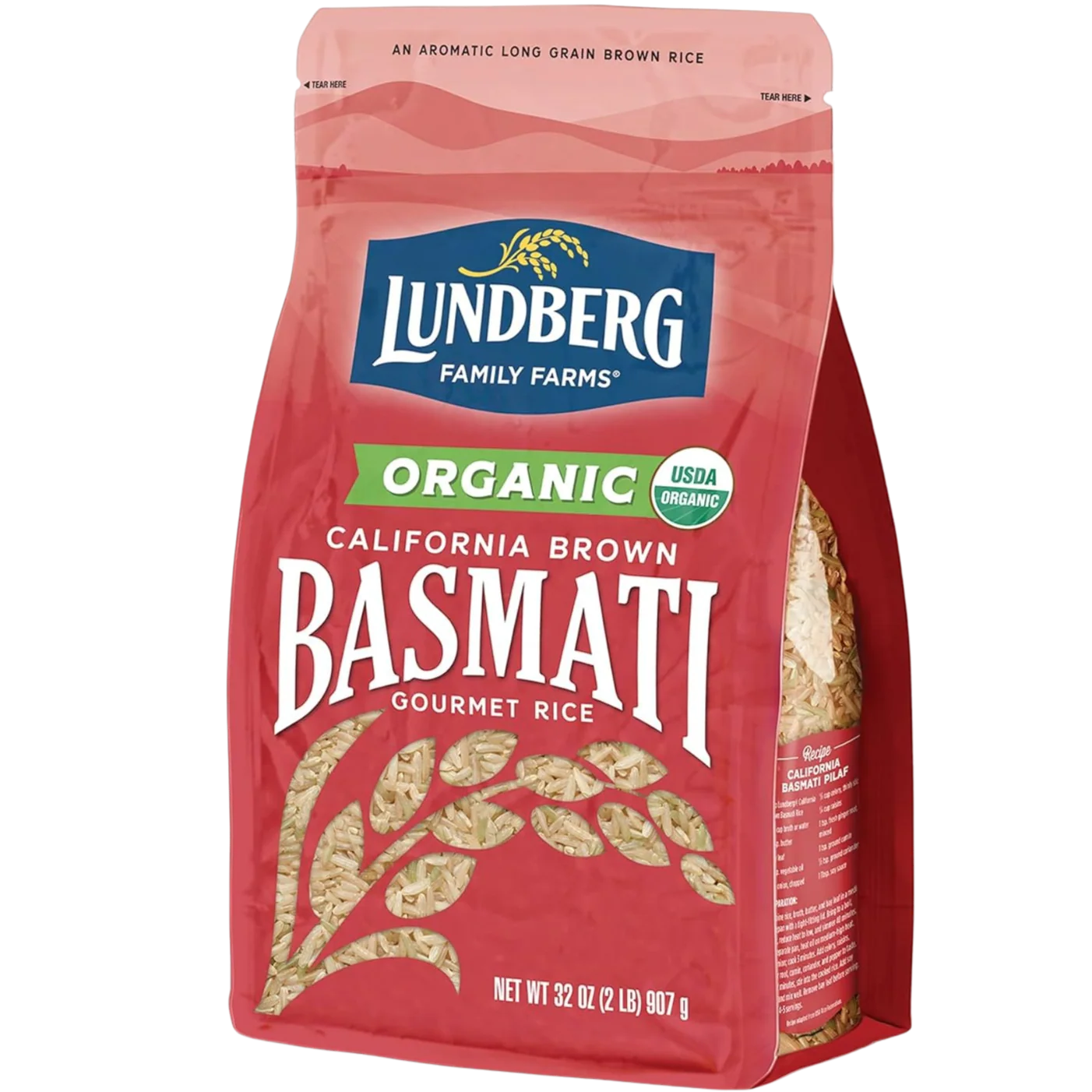 Organic Long Grain California Brown Basmati Rice