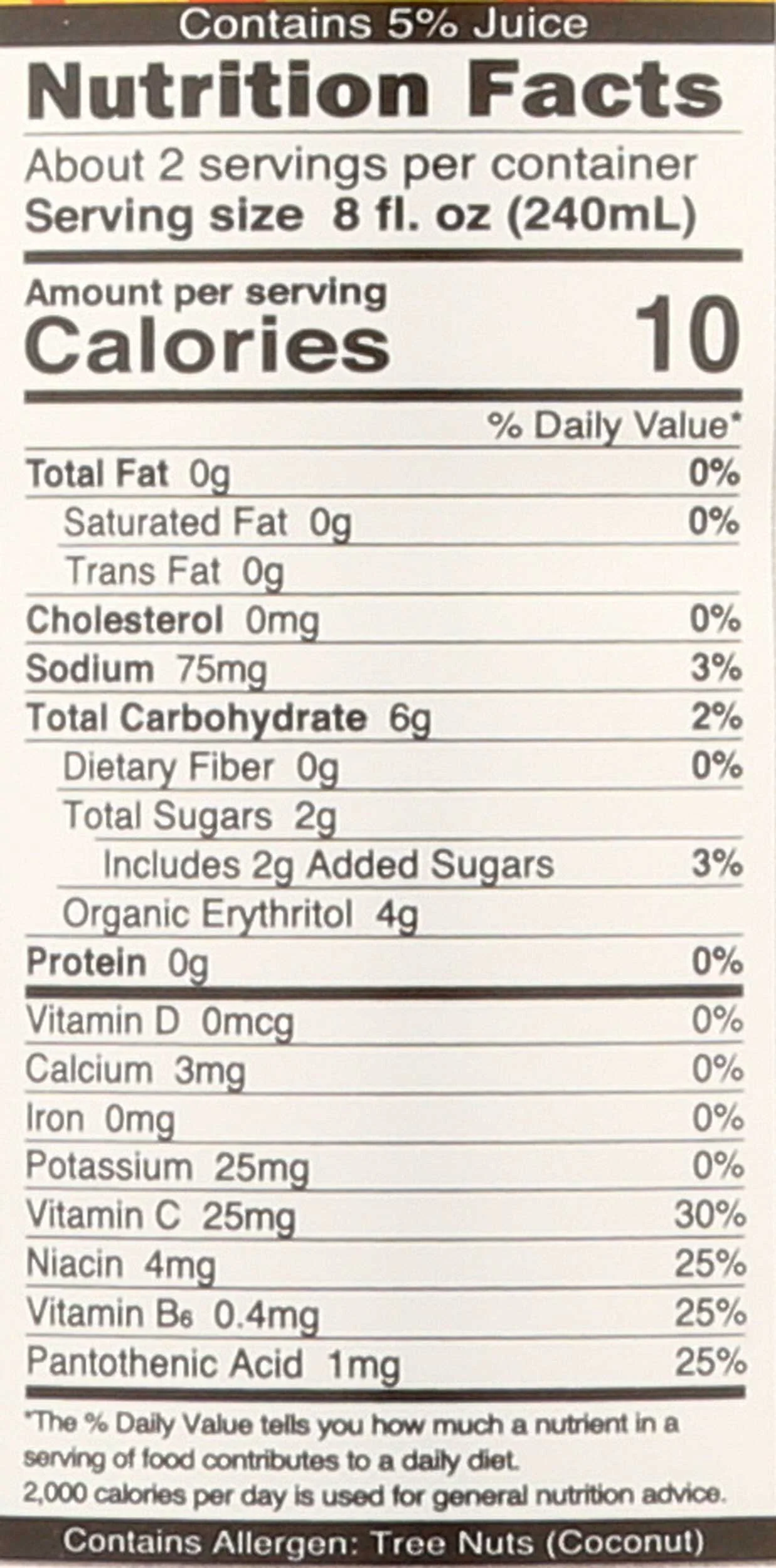 Organic Mango Clementine Electrolyte Sports Drink - Image 3