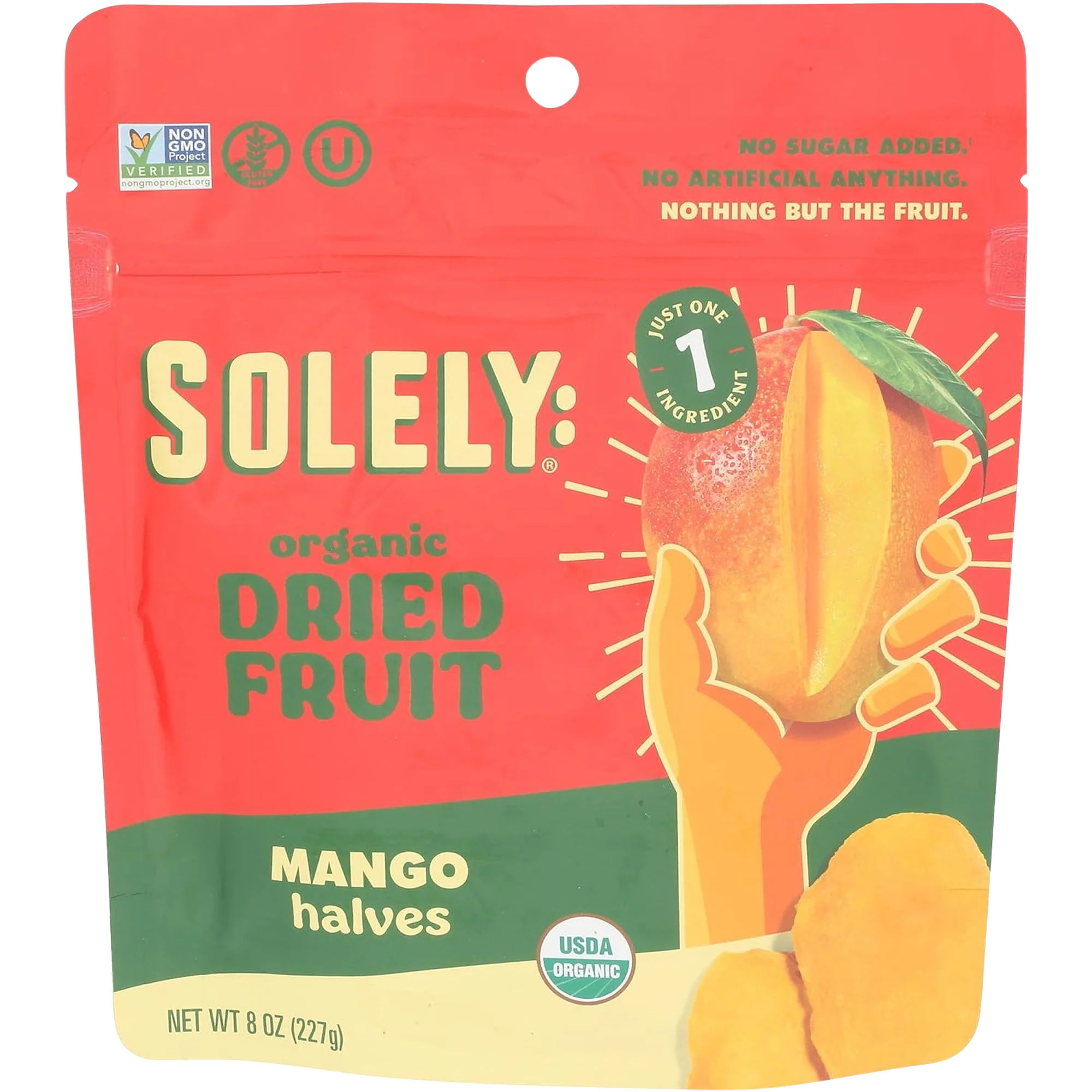 Organic Mango Halves Dried Fruit