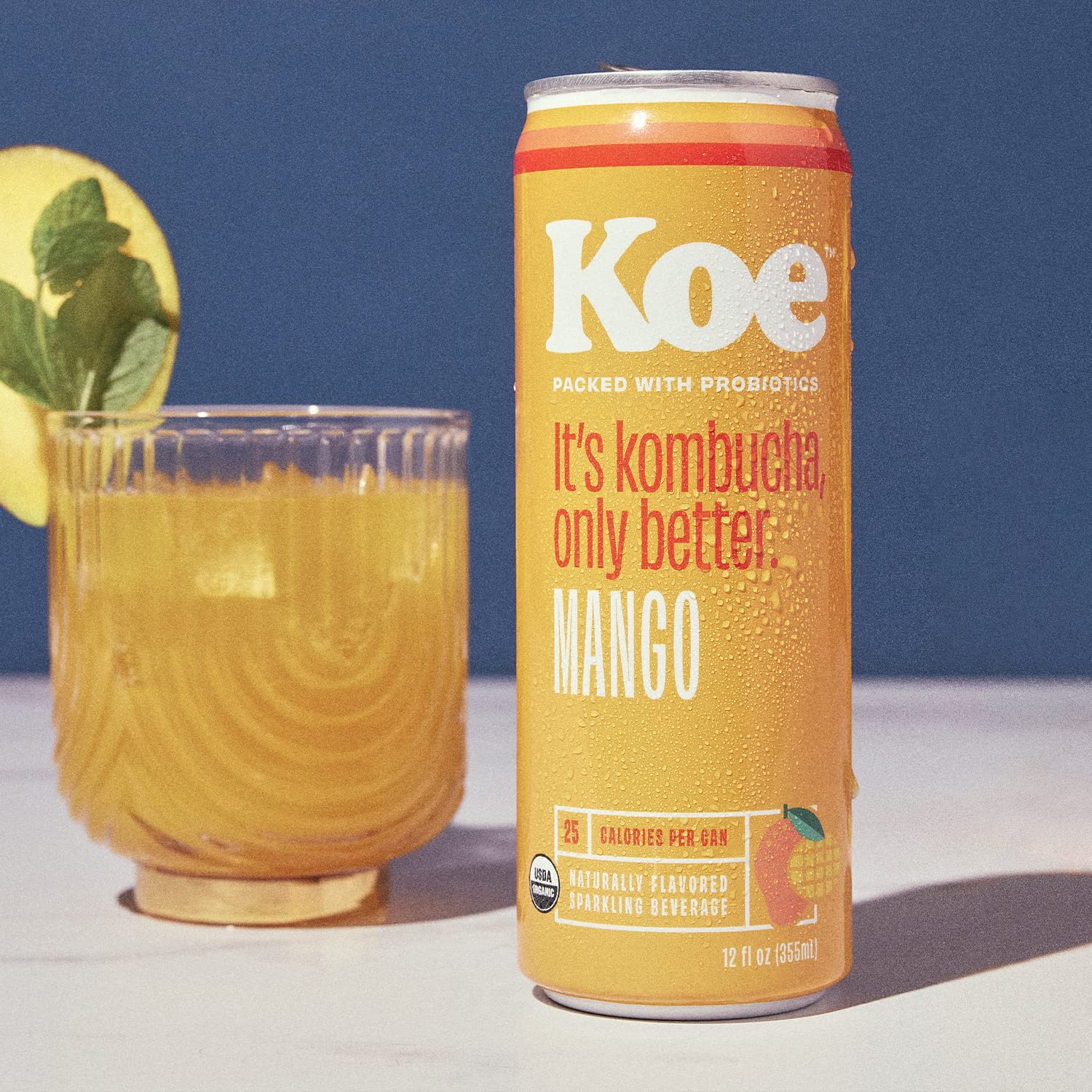 Organic Mango Kombucha (12 Pack) - Image 3