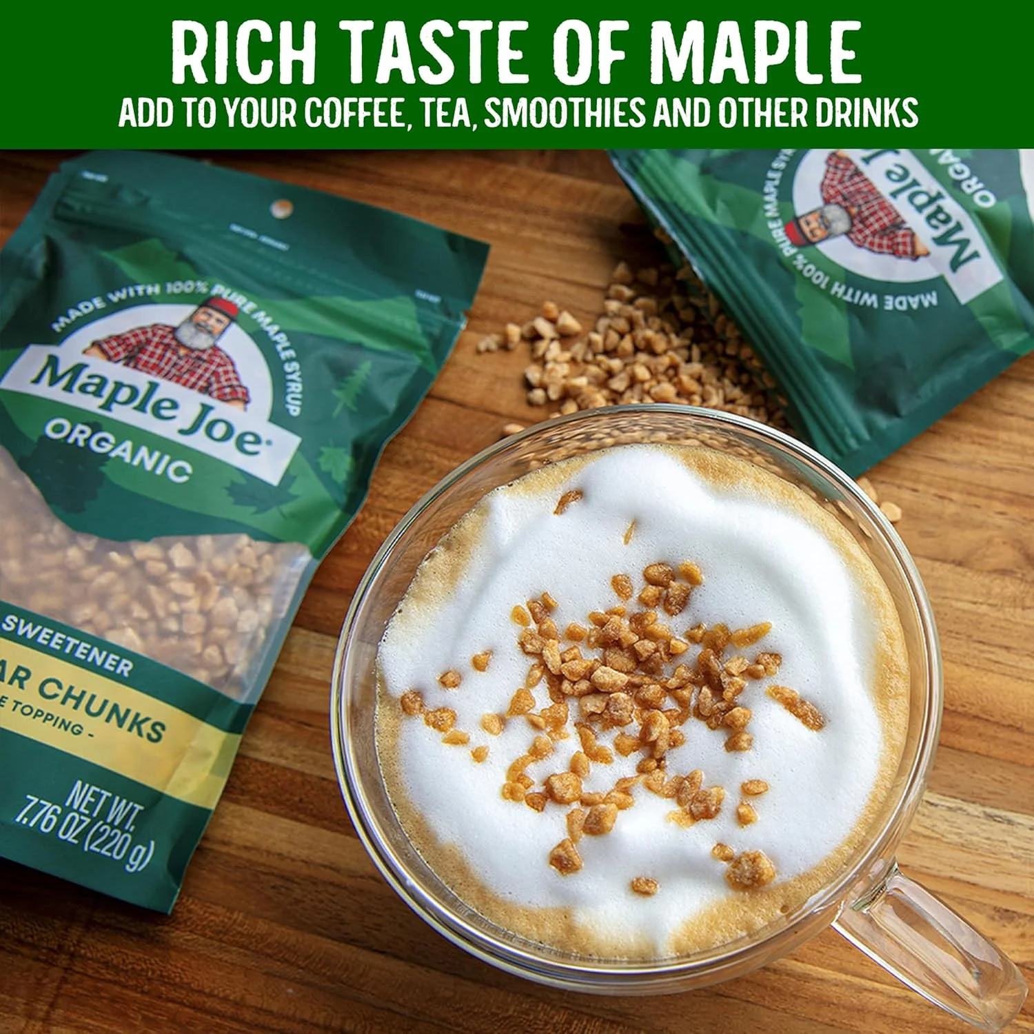 Organic Maple Sugar Chunks - Image 3