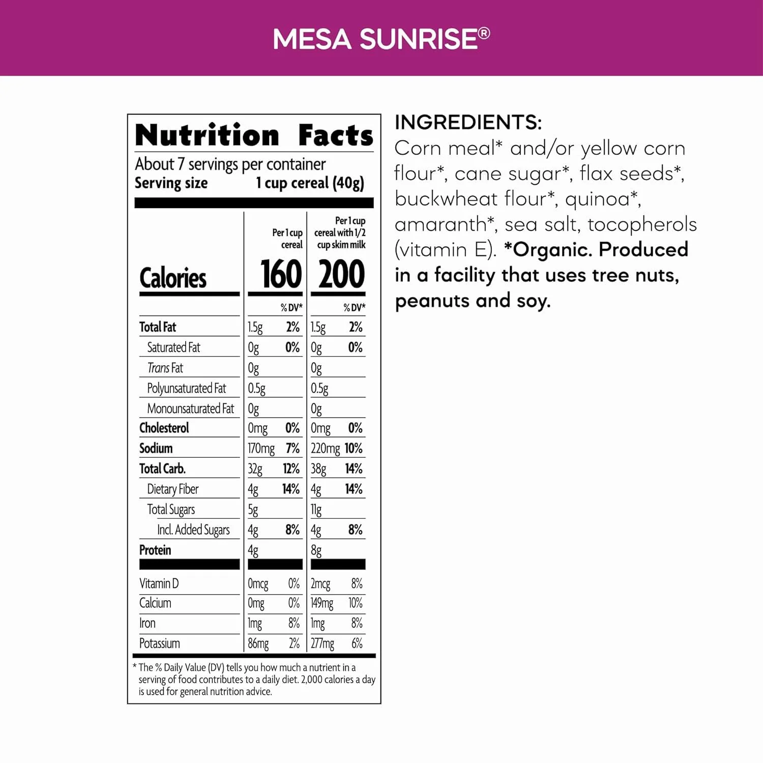 Organic Mesa Sunrise Cereal - Image 3