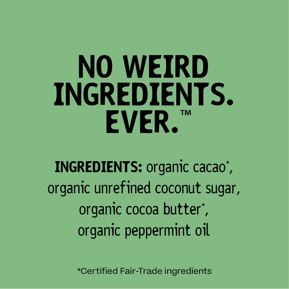 Organic Mint Snacking Dark Chocolate Gems - Image 3