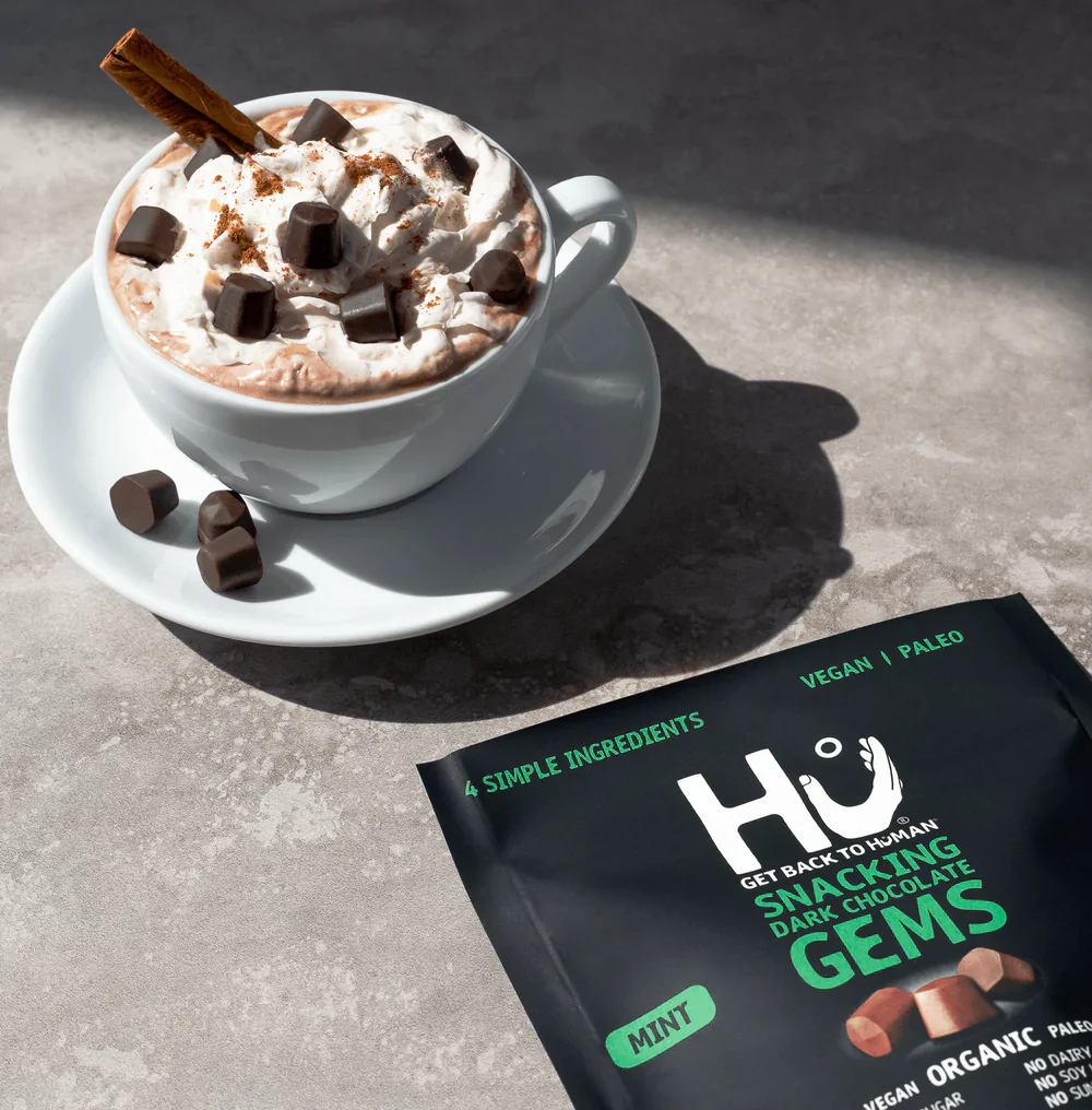 Organic Mint Snacking Dark Chocolate Gems - Image 4