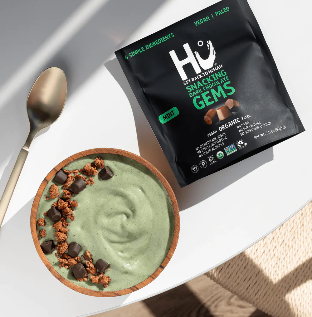 Organic Mint Snacking Dark Chocolate Gems - Image 5