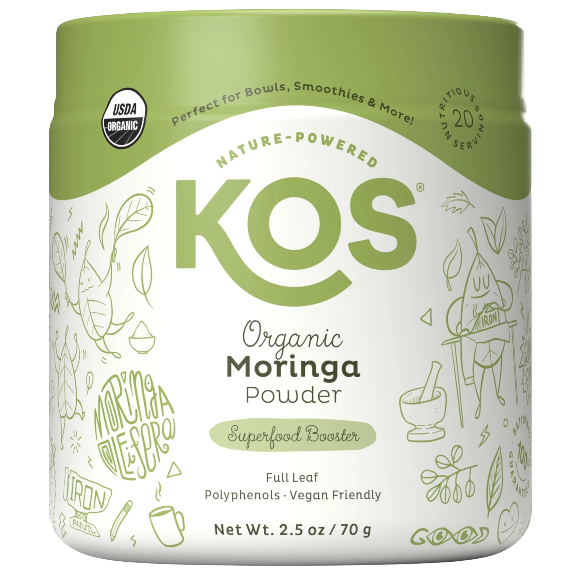 Organic Moringa Leaf Powder Superfood Booster