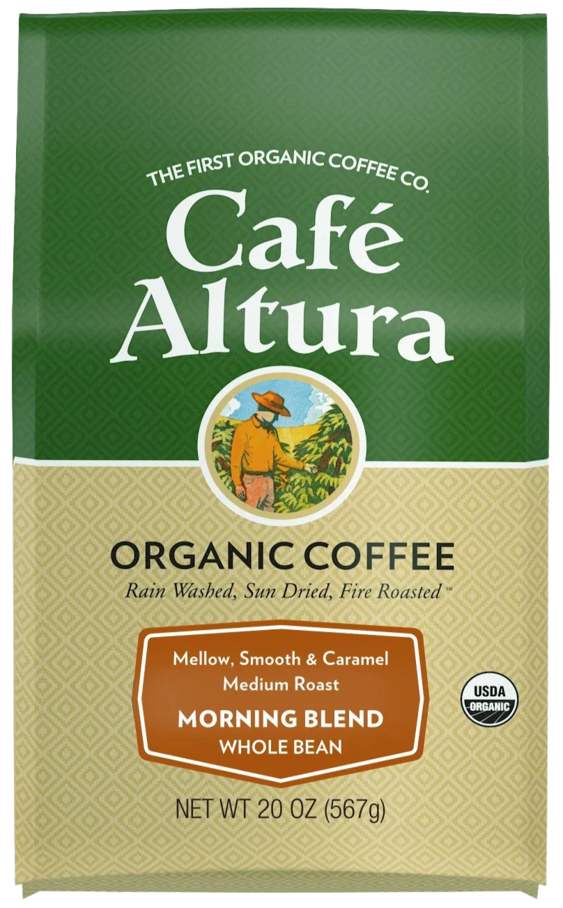 Organic Morning Blend Whole Bean Coffee