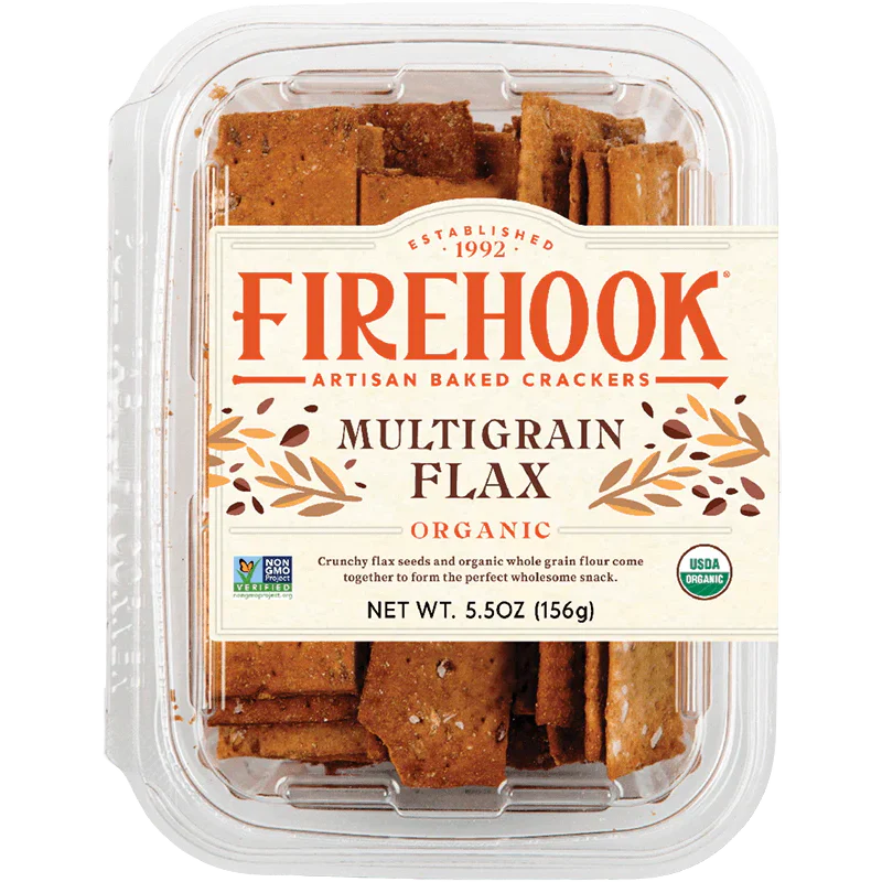 Organic Multigrain Flax Artisan Baked Crackers