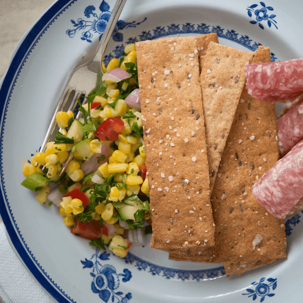 Organic Multigrain Flax Artisan Baked Crackers - Image 2