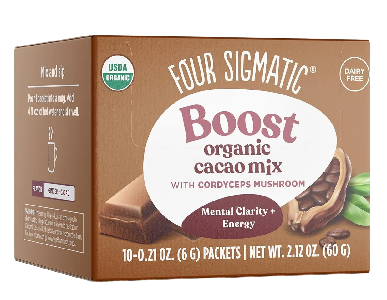 Organic Mushroom Cacao Mix (10 CT)