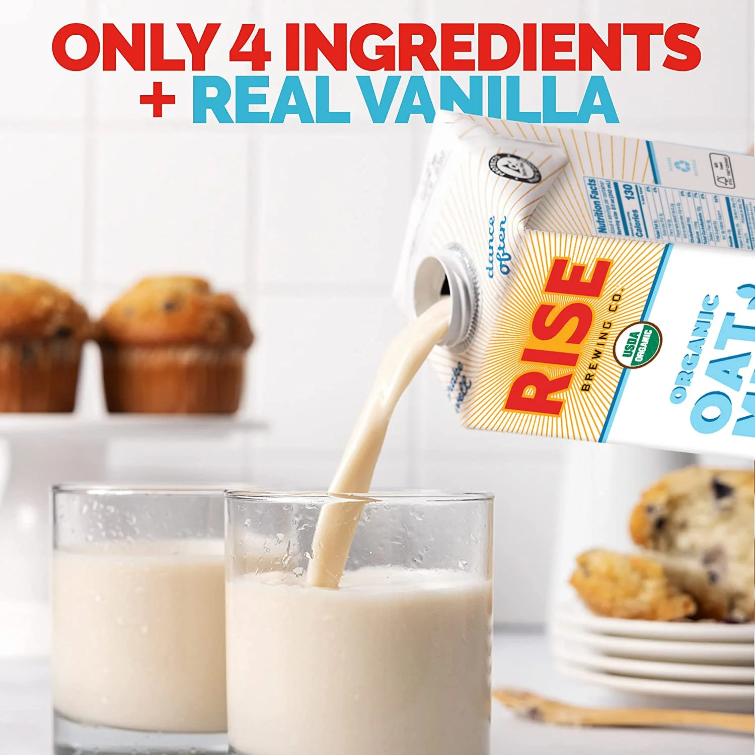 Organic Oat Milk Vanilla Latte Cold Brew Coffee - Image 2