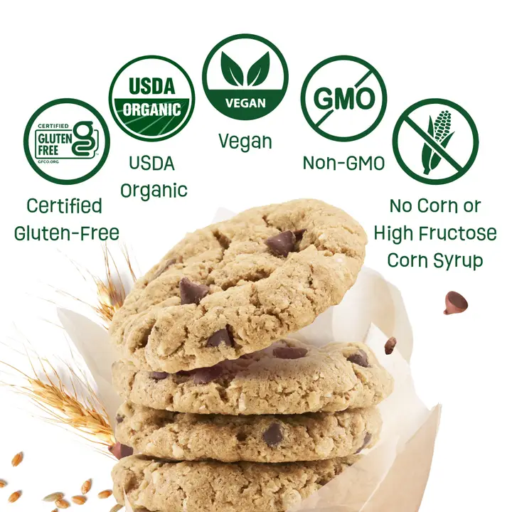 Organic Gluten Free Oatmeal Raisin Cookies - Image 3