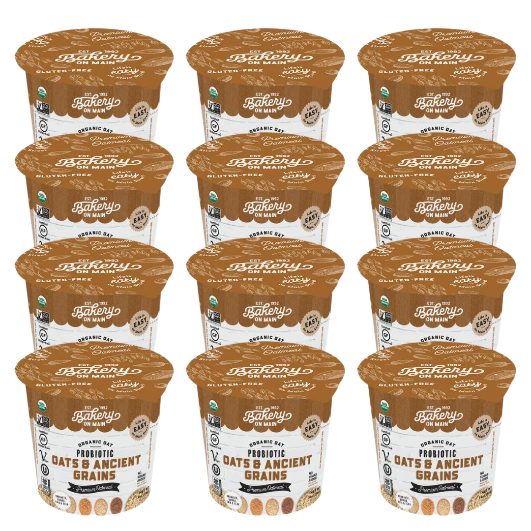 Organic Oats & Ancient Grain Oatmeal Cup (12 PACK)