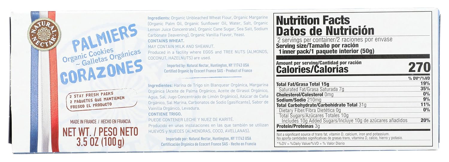 Organic Palmiers Cookies - Image 2