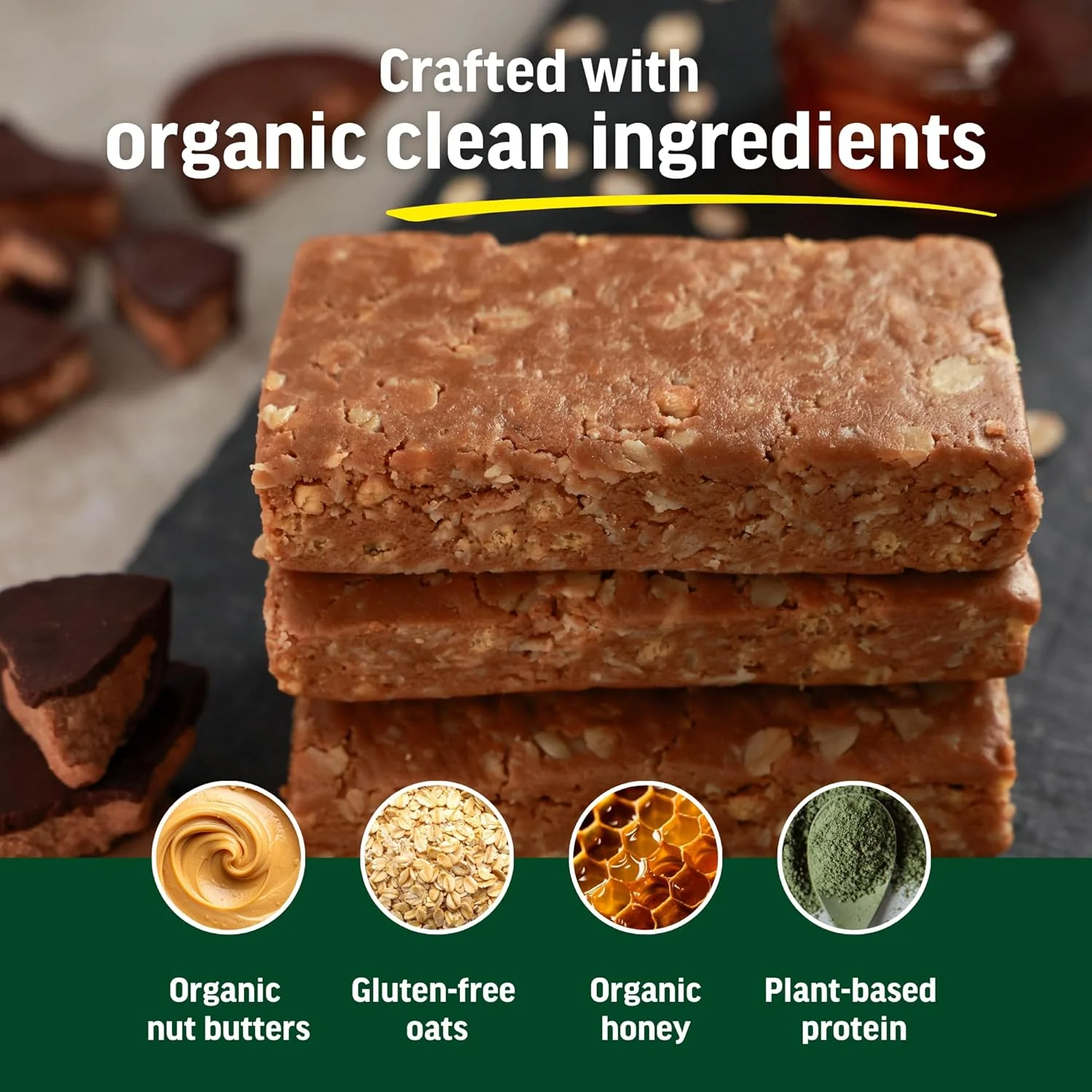 Organic Peanut Butter Cup Protein Bar (12 CT) - Image 4