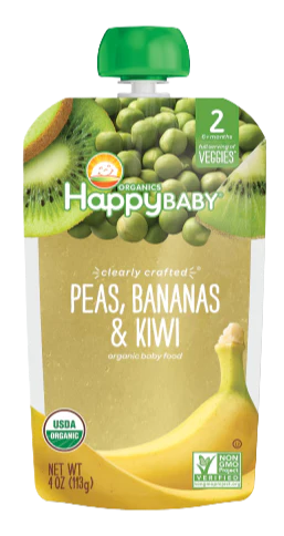 Organics Peas, Bananas & Kiwi Organic Baby Food