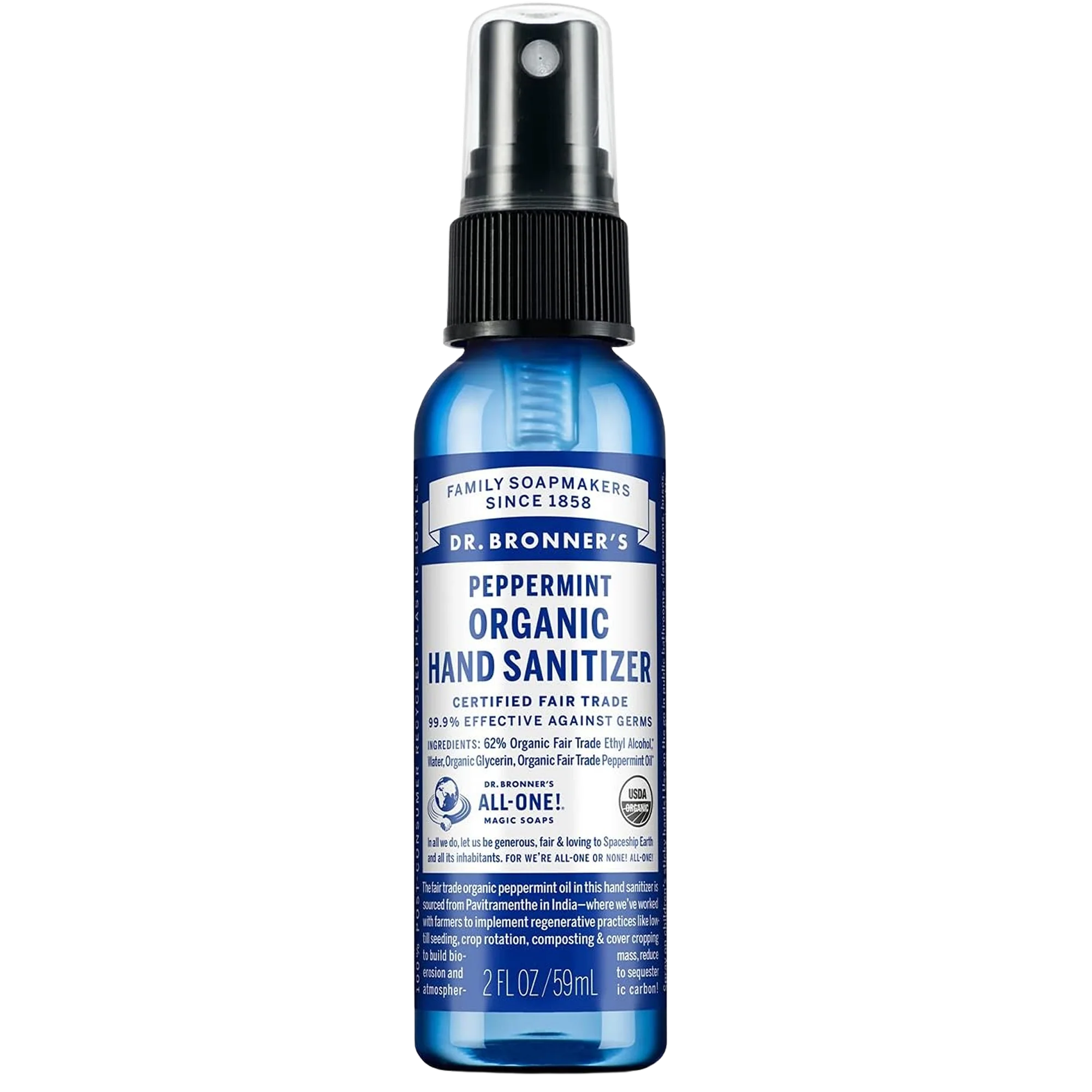 Organic Peppermint Hand Sanitizer