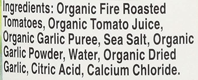 Organic Petit Fire Roasted Garlic Diced Tomatoes - Image 4