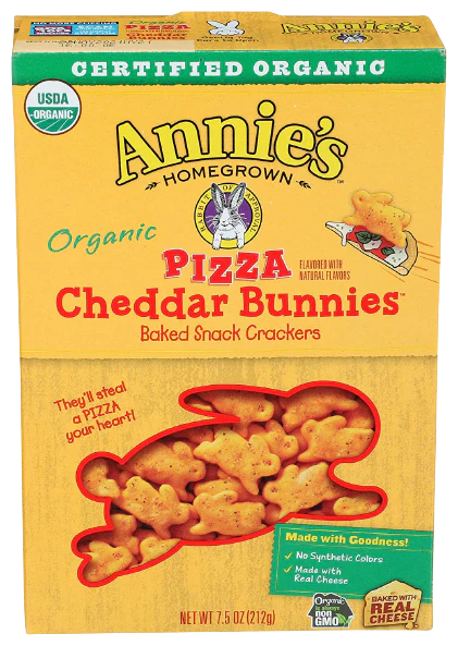 Organic Pizza Cheddar Bunnies
