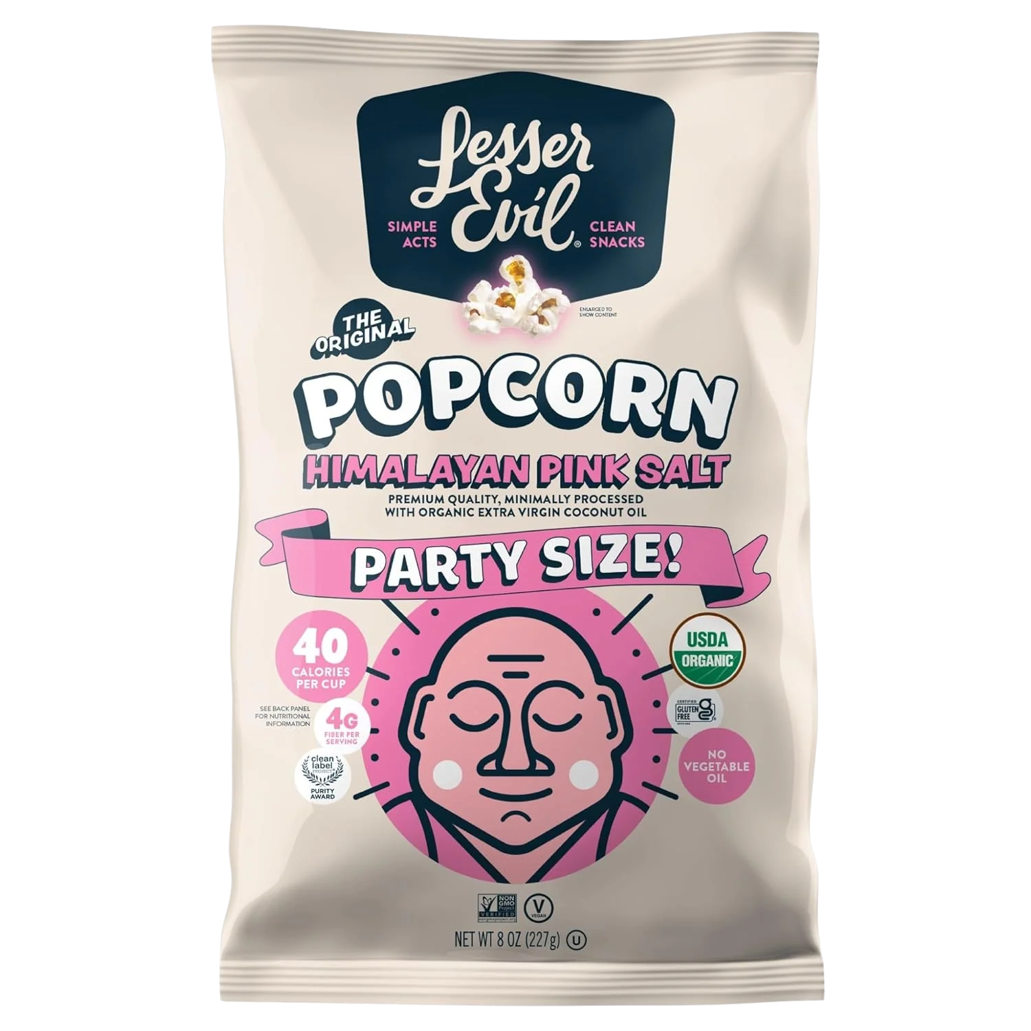 Organic Popcorn Himalayan Sea Salt