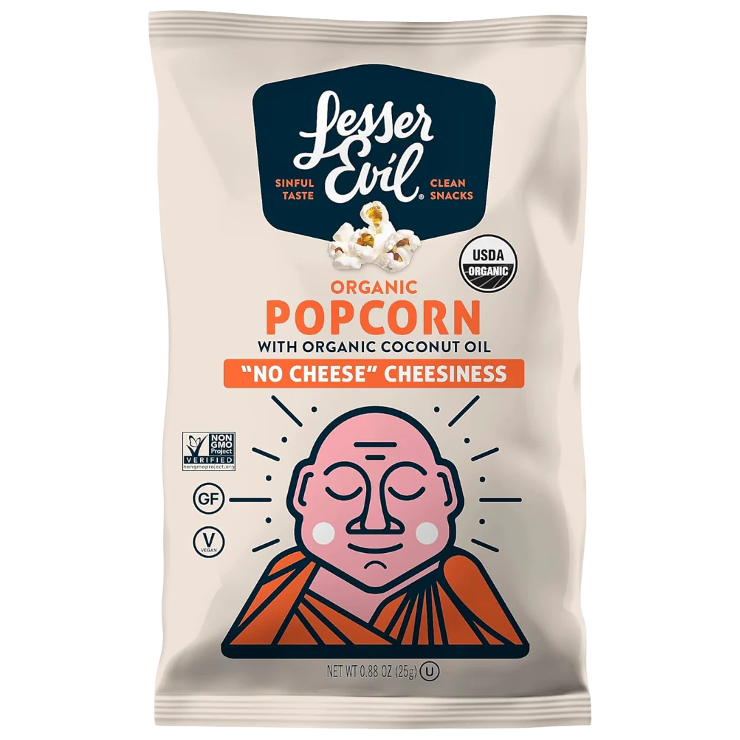 Organic Popcorn No Cheese Cheesiness (18 Pack) - Image 2