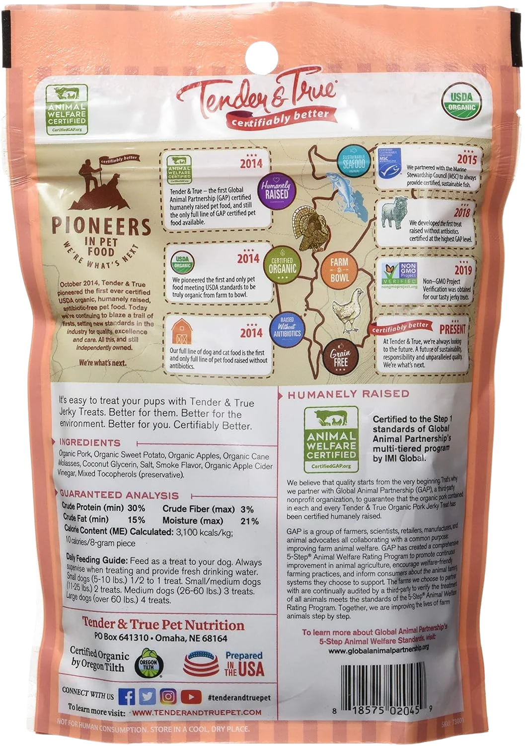 Organic Pork Jerky Dog Treats (10 Pack) - Image 3